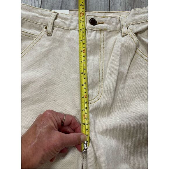 BLANK NYC WIDE LEG CREAM PANTS SIZE 27 - Picture 5 of 10